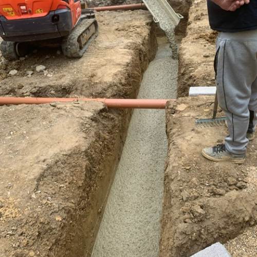 Construction project in Bedford