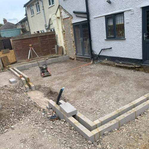Construction project in Bedford