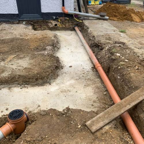 Construction project in Bedford
