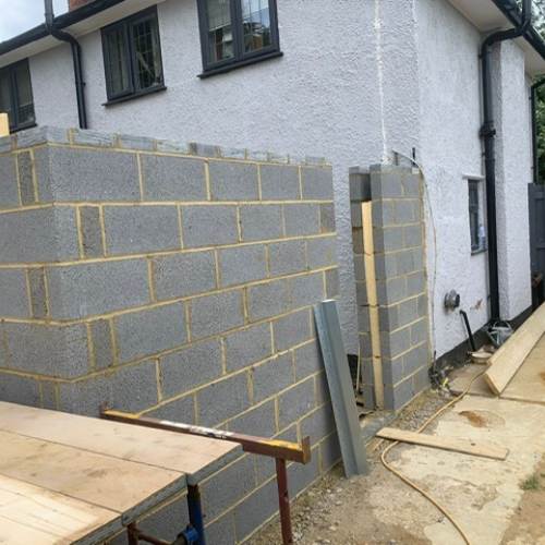 Construction project in Bedford