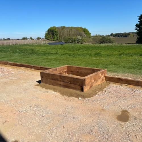 Construction project in Bedford