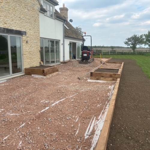Construction project in Bedford
